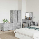 Storage Cabinet Concrete Grey 80 x 48 x 57 cm Engineered Wood 888820