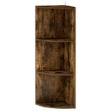 Corner Shelf 3-Tier 41.5 x 41.5 x 107.5 cm Engineered Wood 8016346