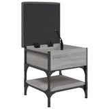 Shoe Bench Grey Sonoma 42x42x45 cm Engineered Wood 835185