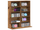 CD Cabinet Oak Wood 65 x 23.5 x 97.5 cm Engineered Wood 8012686