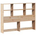 ZNTS Bookcase Bed without Mattress 160x200 cm Solid Wood Pine 3321903