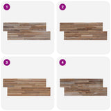 Wall Panel 10 pcs Natural 55 x 20 x 2 cm 42046464