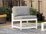 Garden Chair White 50.5x55x77 cm Solid Wood Pine 832616