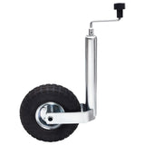 Jockey Wheel for Trailer with Split Clamp 48 mm Galvanised Steel 152240