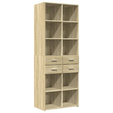 Highboard Sonoma Oak 70x42.5x185 cm Engineered Wood 3281464