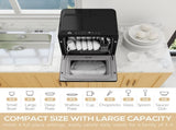 Table Top Dishwasher with Built-in 6L Water Tank, Mini Countertop Dishwasher with 6 Programs, 4 T3398P378853