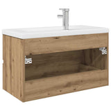 Sink Cabinet with Built-in Basin and Faucet Artisan Oak 3328934