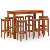 Garden Bar Set Natural wood Solid acacia wood with an oil finish 3116023