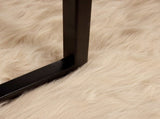Faux Sheepskin Rug Tafalla Beige 100 x 200 cm Polyester 42021481
