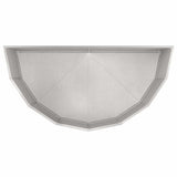 Planter Silver 120 x 60 x 50 cm Stainless Steel 883707
