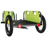 Bike Trailer Green Oxford Fabric and Iron 94165