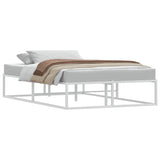 Bed Frame without Mattress White 120x200 cm Metal 4017424