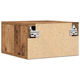 Bedside Cabinet 2 pcs Old Wood 35 x 35 x 20 cm Engineered Wood 863783