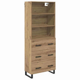 Highboard 2 pcs Artisan Oak 69.5 x 34 x 180 cm Engineered Wood 3415900