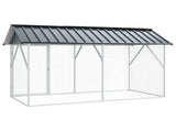 Bird Cage Anthracite 227 x 112 x 141 cm Galvanised Steel 4100924