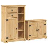 2 Piece Bathroom Furniture Set Corona Solid Wood Pine 3334635
