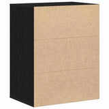 Drawer Cabinet Black 60 x 41 x 76 cm Engineered Wood 868922