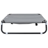 ZNTS Foldable Dog Bed Light Grey Metal Frame, Fabric Bed 42008218