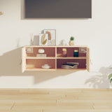 ZNTS Wall Cabinet 80x30x30 cm Solid Wood Pine 818375