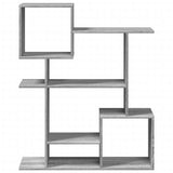 Room Divider Bookcase Grey Sonoma 92x29x112 cm Engineered Wood 858125