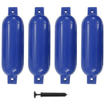 ZNTS Boat Fender 4 pcs Blue 51x14 cm PVC 92377