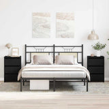 Bedside Cabinet with Drawer 2 pcs Black Oak 40 x 35 x 62.5 cm 862614