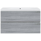 Sink Cabinet with Built-in Basin Grey Sonoma Engineered Wood 3120343