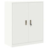 Storage Cabinet 2 pcs White 90 x 40 x 175 cm Steel Lockable 3438722