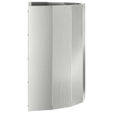 Planter Silver 60 x 30 x 50 cm Galvanised Steel 883722