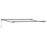 Retractable Awning Red and White 400 x 300 cm 3330547