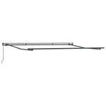 Retractable Awning Manual Light grey 400 x 300 cm Fabric 3330643