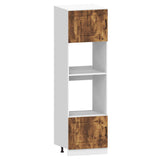 7 Piece Kitchen Cabinet Set Kalmar Smoked Oak Engineered Wood 3314736