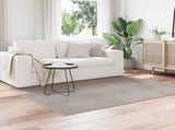 Area Rugs Square LUGO Cream and Taupe 120 x 120 cm Polyester 42022707