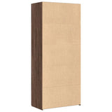 Highboard Brown Oak 80x42.5x185 cm Engineered Wood 3281440