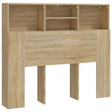 Headboard Cabinet Sonoma Oak 120x19x103.5 cm 811856
