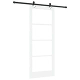 Sliding Door Manual ORKDAL White 86 x 211 cm Wood and metal 3332174