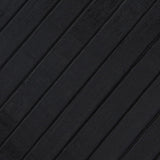 Rug Rectangular Black80x500 cm Bamboo 376924