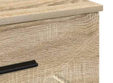 Bedside Cabinet Sonoma oak 38 x 38 x 66 cm Engineered wood 883376