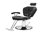 PVC leather cover, iron plated pedal, ABS armrest, 680 plated iron plate, with headrest, reclining 98046744