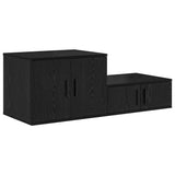 Storage Cabinet 2 pcs Black Oak 108 x 41 x 40 cm 866668