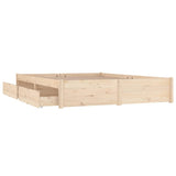3103523 Bed Frame without Mattress with Drawers 160x200 cm
