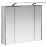 Bathroom Mirror Cabinet Grey Sonoma 73.5 x 16 x 62.5 cm 889180