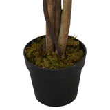 Artificial Ficus Tree 630 Leaves 120 cm Green 359016