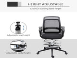 Ergonomic Mesh Back Draughtsman Chair, Tall Standing Desk Chair with Adjustable Height and Footrest T3398P329529