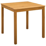 Dining Table 75 x 75 x 75.5 cm Solid Oak Wood Natural Square 42039174