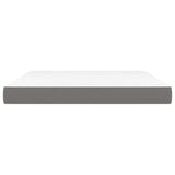 Pocket Spring Bed Mattress Medium Dark Grey 183x213x20 cm California King 347895