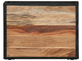 Wall-mounted Bedside Cabinet 35x35x20 cm Solid Wood Acacia 372751