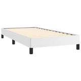 Bed Frame without Mattress White 100x203 cm Twin XL Faux Leather 346931