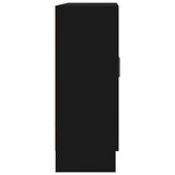 Book Cabinet Black 82.5x30.5x80 cm Engineered Wood 802706