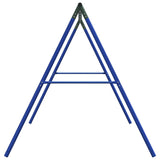 ZNTS Swing Frame for Outdoor with 6 Hanging Hooks Blue Steel 4009877